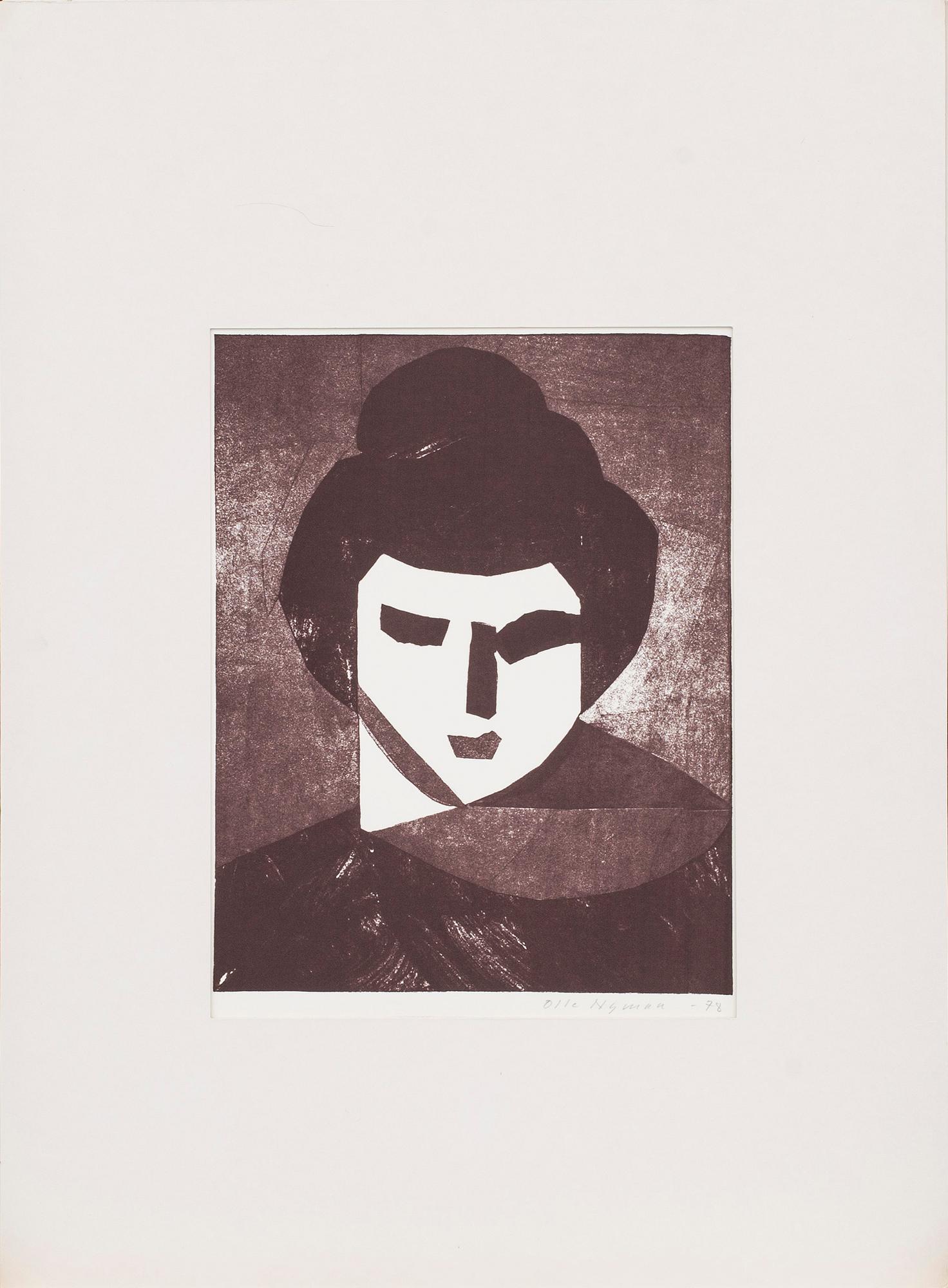 OLLE NYMAN, litografi. Signerad och daterad -78.