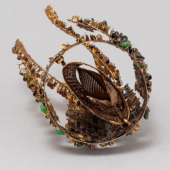 An early 20th century Silla style (Korea) crown.