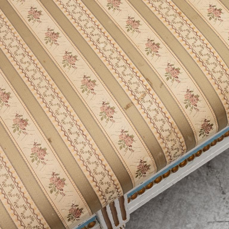 Sofa, late Gustavian, circa 1800.