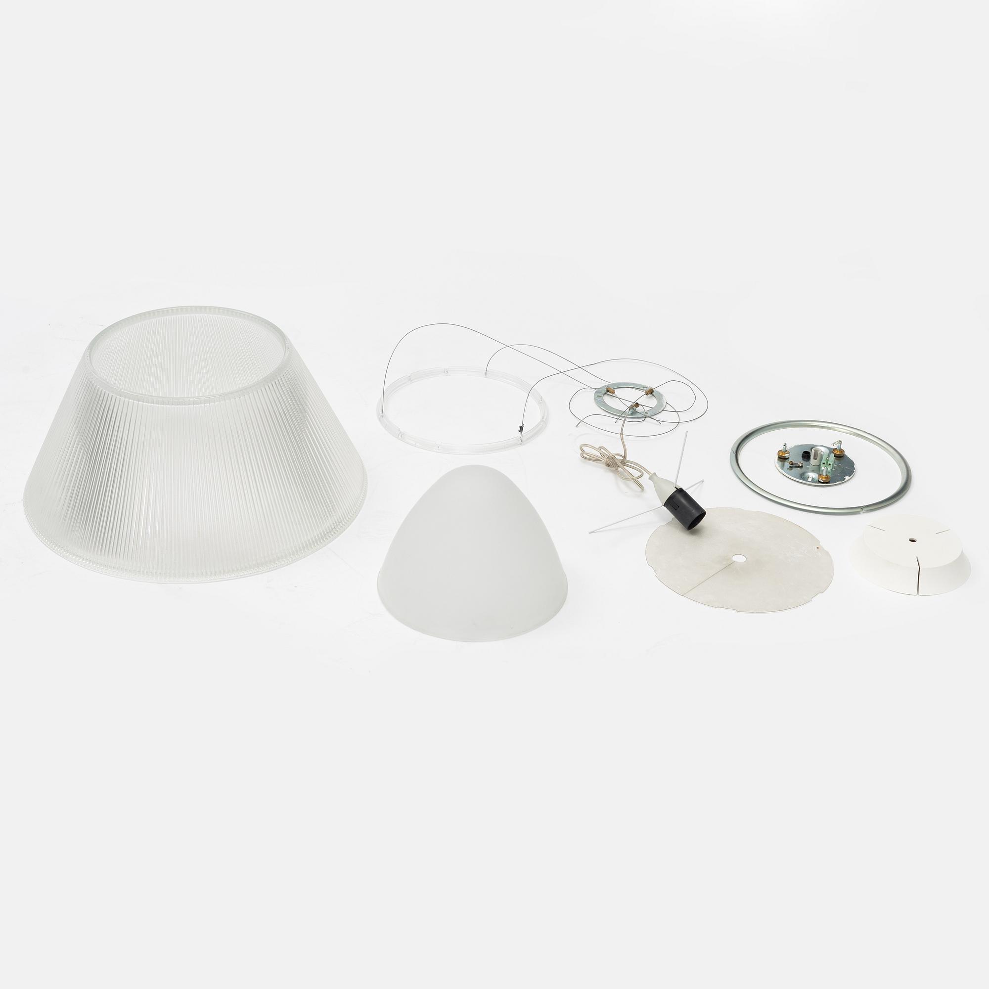Philippe Starck, a 'Romeo Moon' glass ceiling light, Flos, Italy.