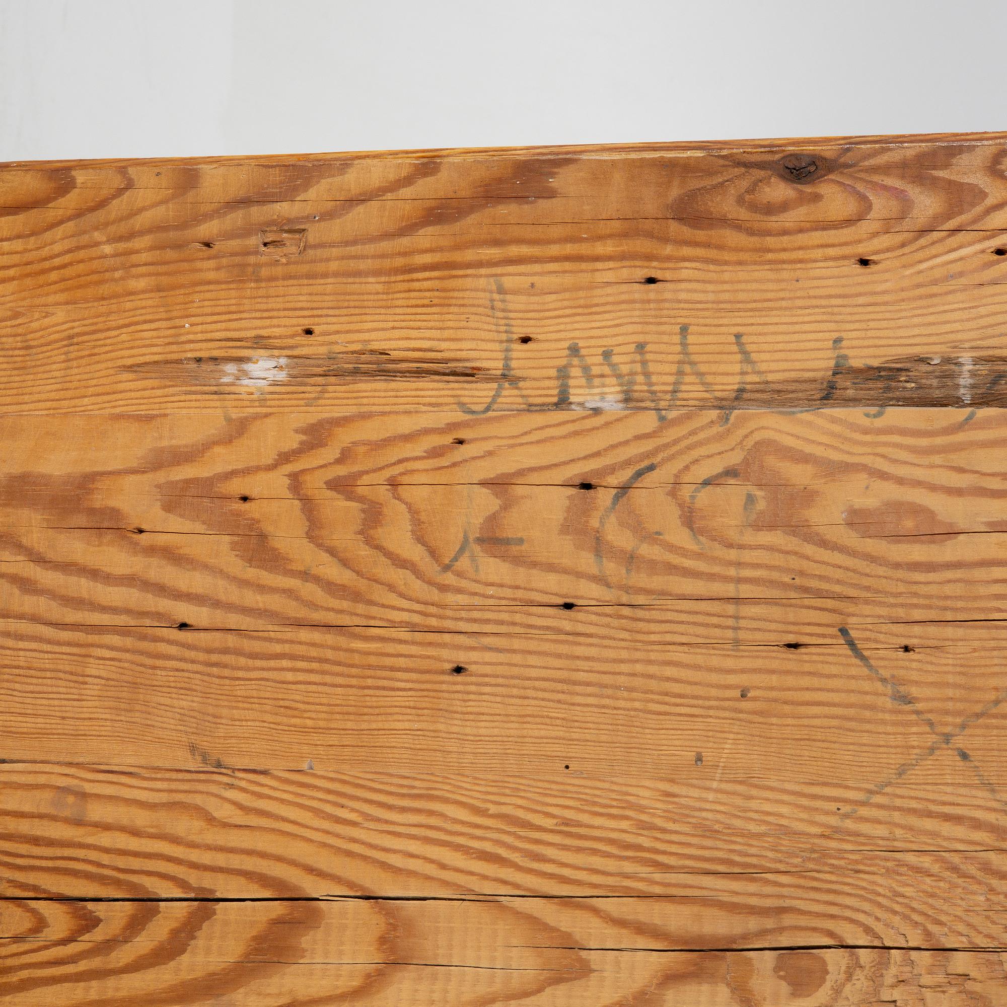 Roland Wilhelmsson, a bench, Ågesta, 1969.
