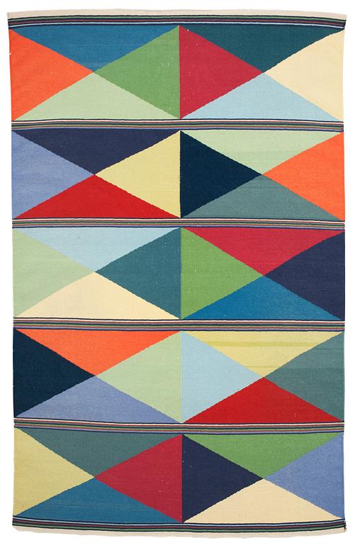 RUG. Flat weave. 266,5 x 168,5 cm. Possibly Sweden, probably the 1990's.