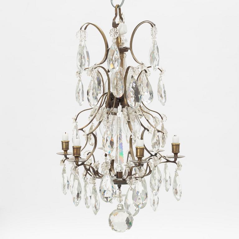 A Baroque style chandelier, first half of the 20th Century.