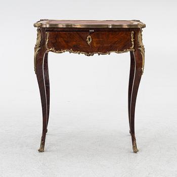 Work table with drawer, Rococo style 19th century.