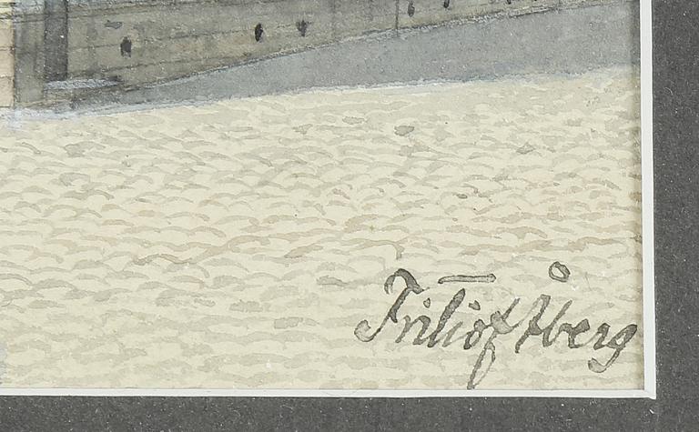 OKÄND KONSTNÄR, akvareller ett par. Signerade Fritiof Åberg. 1900-talets början.