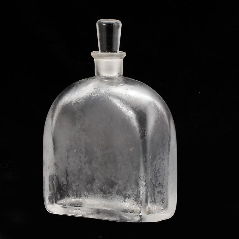 KARAFF, "Iced", Vicke Lindstrand, Orrefors, 1930/40-tal.