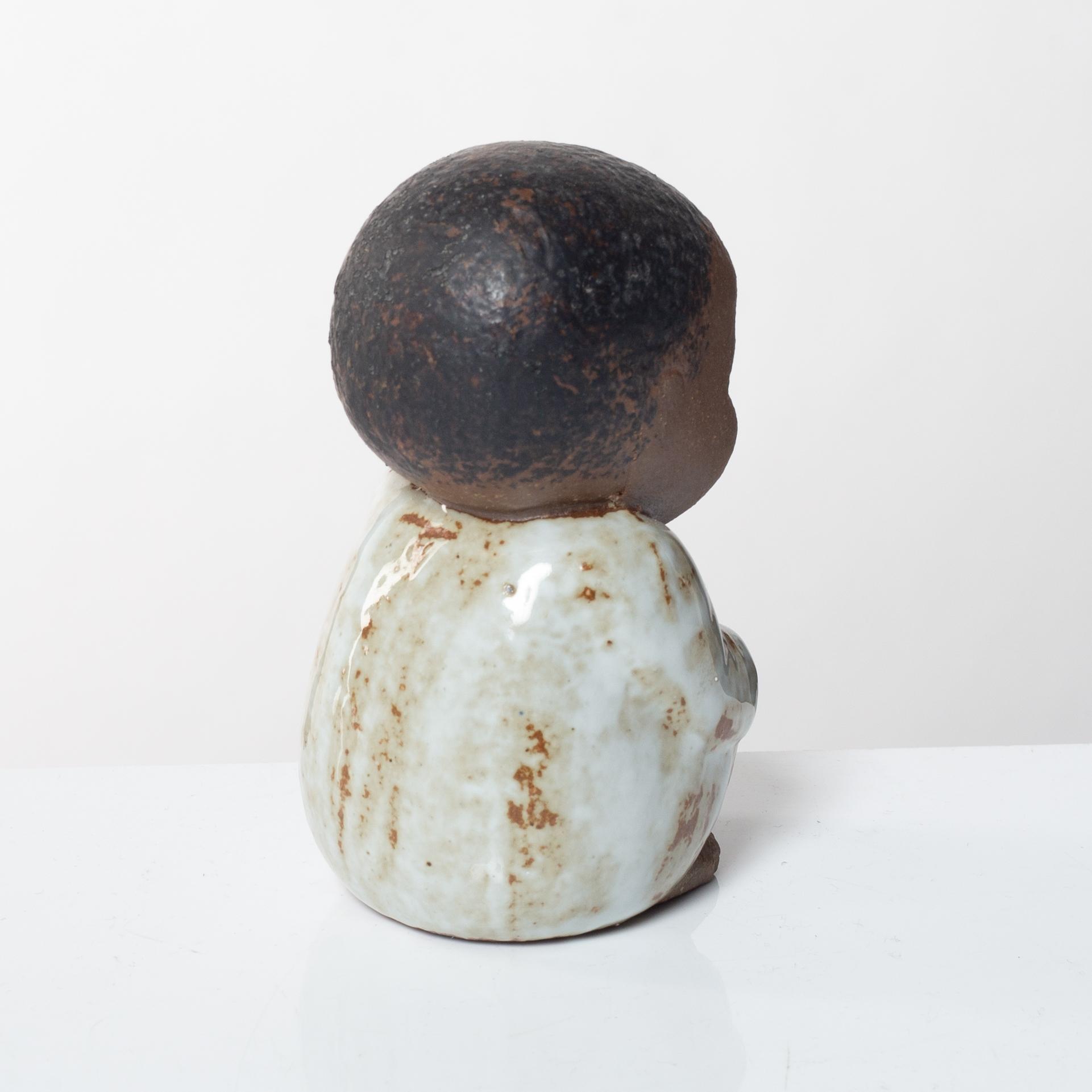 Lisa Larson, figurines, 8 pcs, "Children of the World", Gustavsberg.