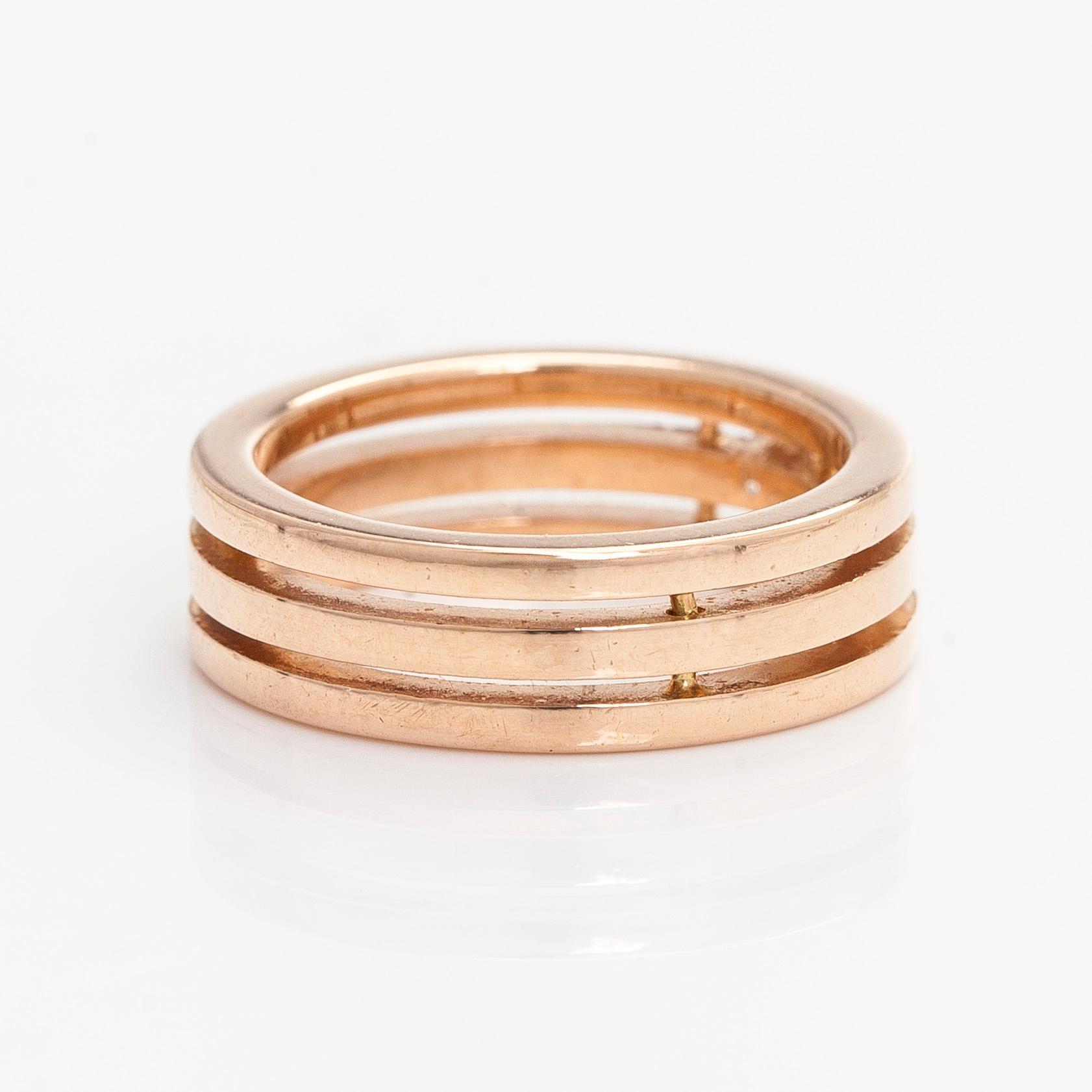 Ring, brilliant cut diamonds, 14K gold.
