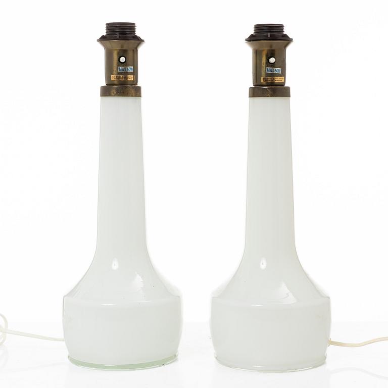 Bordslampor, ett par, Stilarmatur Tranås, 1970-tal.