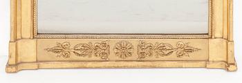 KONSOLBORD MED SPEGEL, av Peter Schmuckert (1765-1841), Mannheim, omkring 1820.
