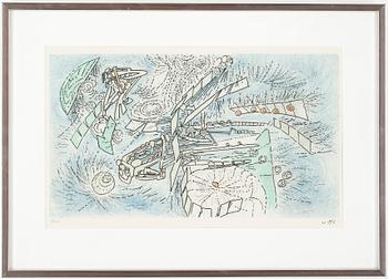 Roberto Matta · ROBERTO MATTA, färgetsning, signerad och numrerad 2/100