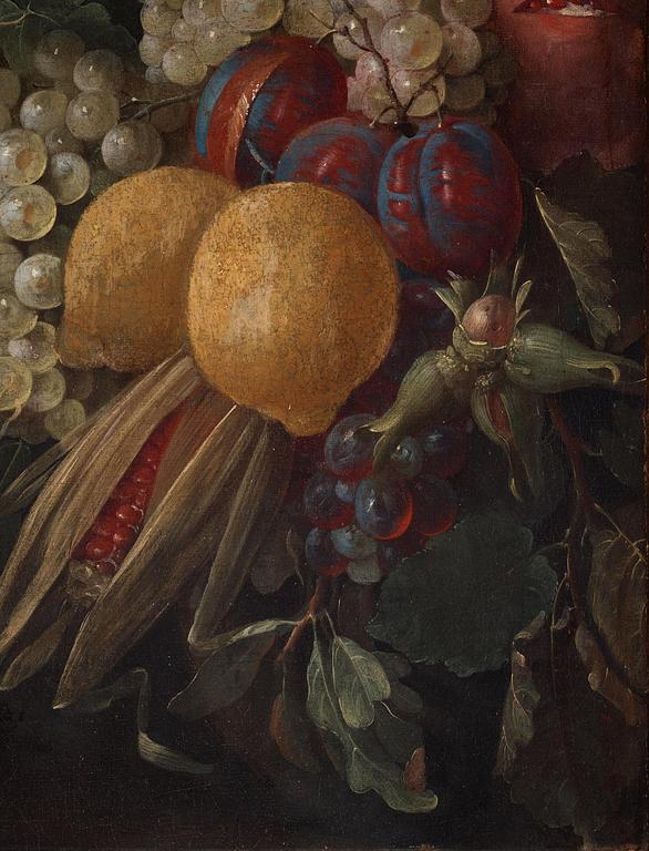 Joris van Son, attributed to, Fruit pieces, a pair.