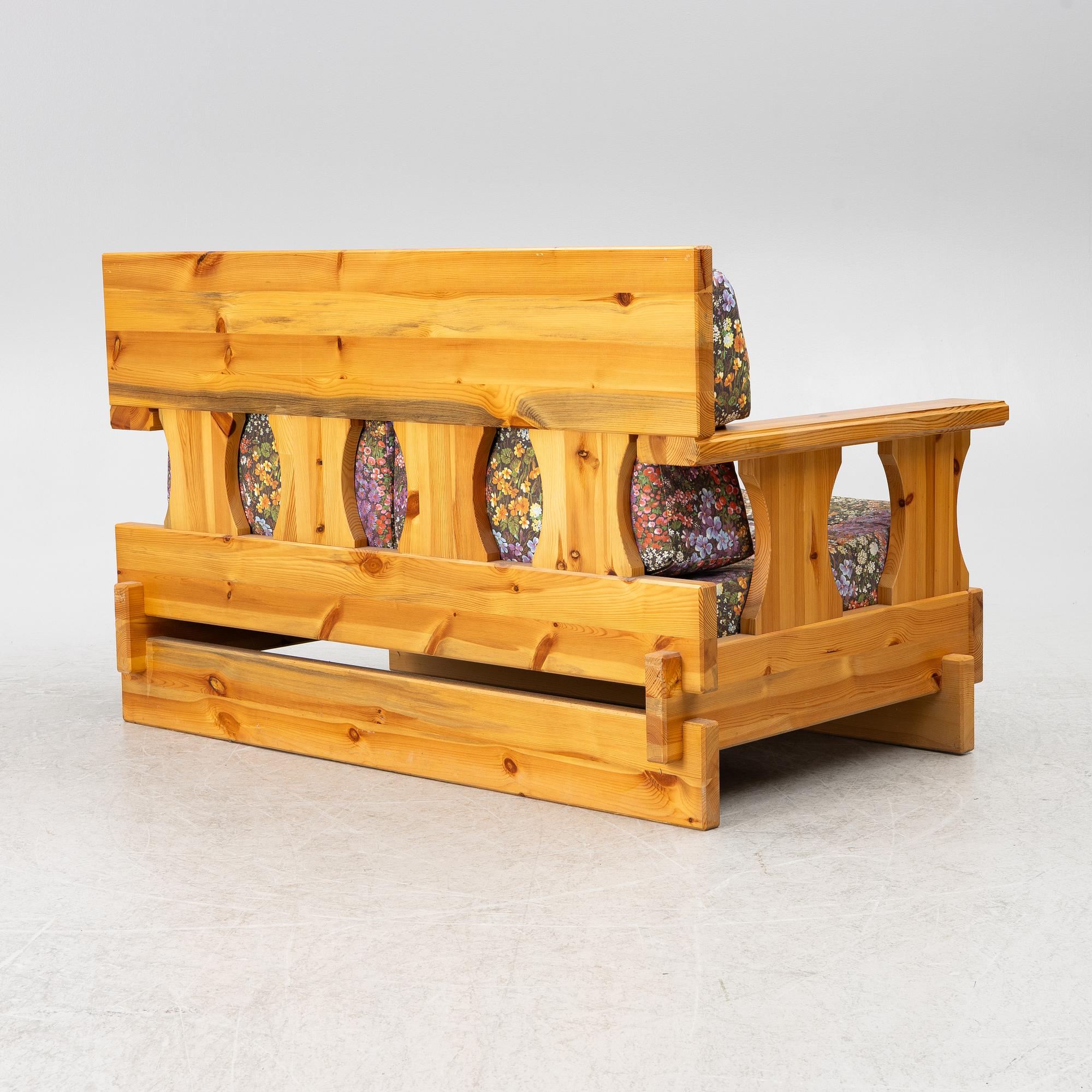 Sofa, pine, Stockholm's Furniture Interior AB (Trä-Inn), 1970s.