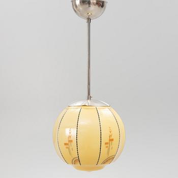 A celing light, 1930's.