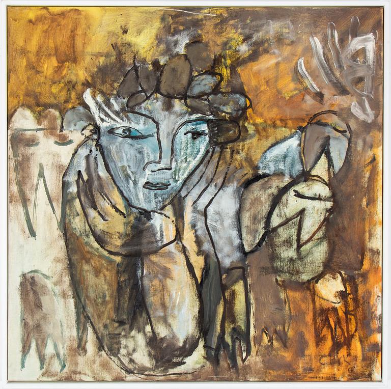 CAMILLA PYK, canvas, signed C Pyk,