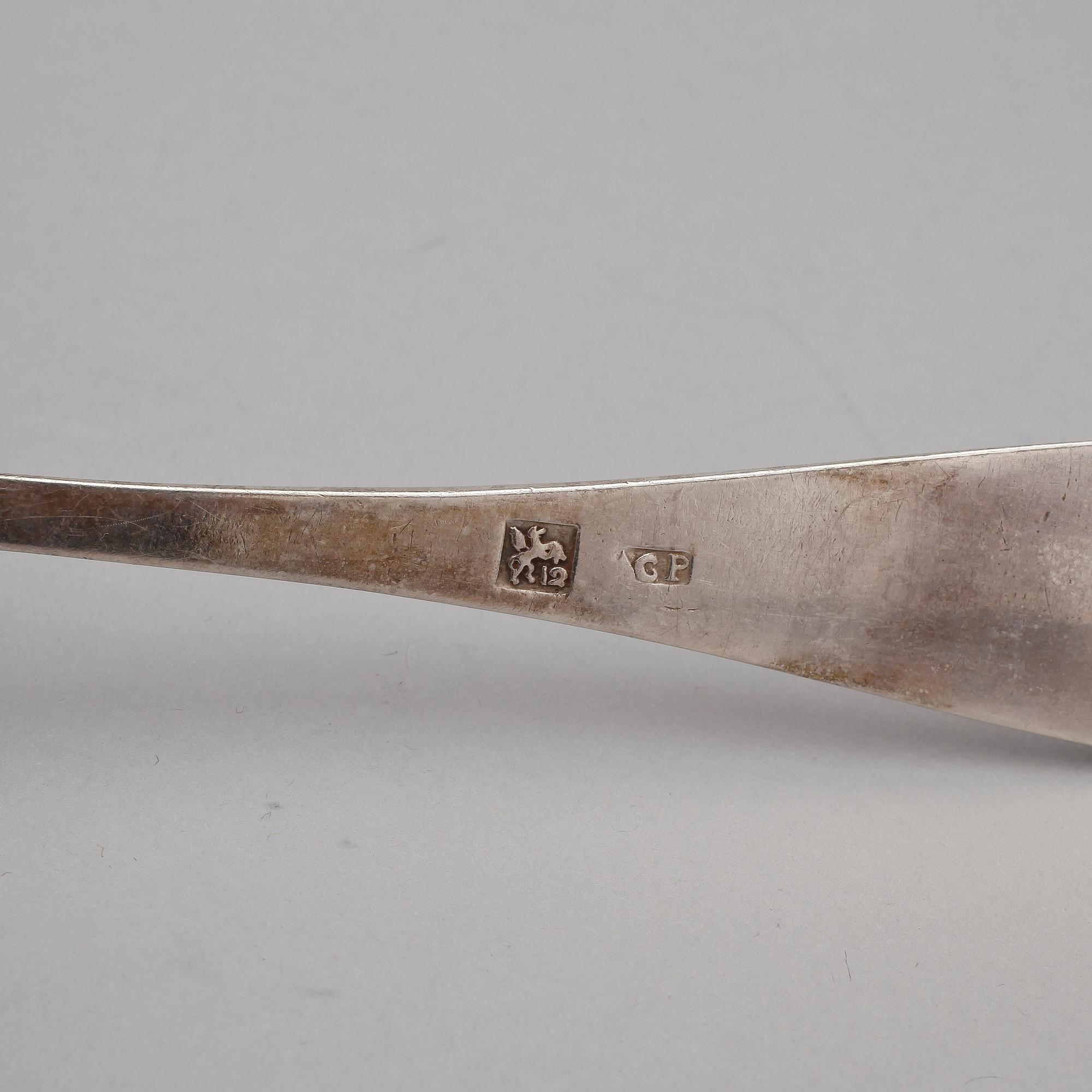 PARTI SILVER, 14 delar, mestadels Tyskland, 1900-tal. Totalvikt 474 gram.