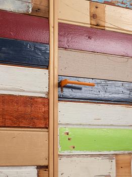 Piet Hein Eek, a "Classic Scrapwood Cabinet", Studio Piet Hein Eek, Netherlands, post 1990.