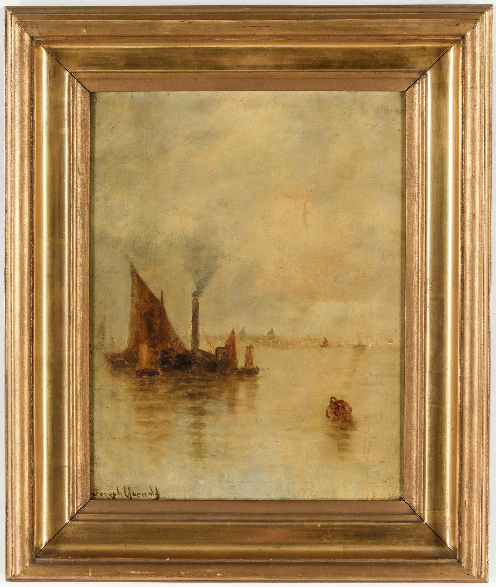 JOSEPH W. YARNOLD, olja på duk, signerad.
