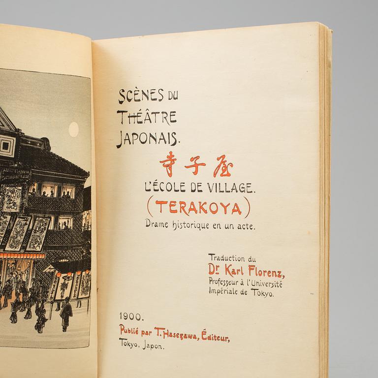 BOK, "Scènes du téâtre Japonais". Tokyo, Japan, 1900.