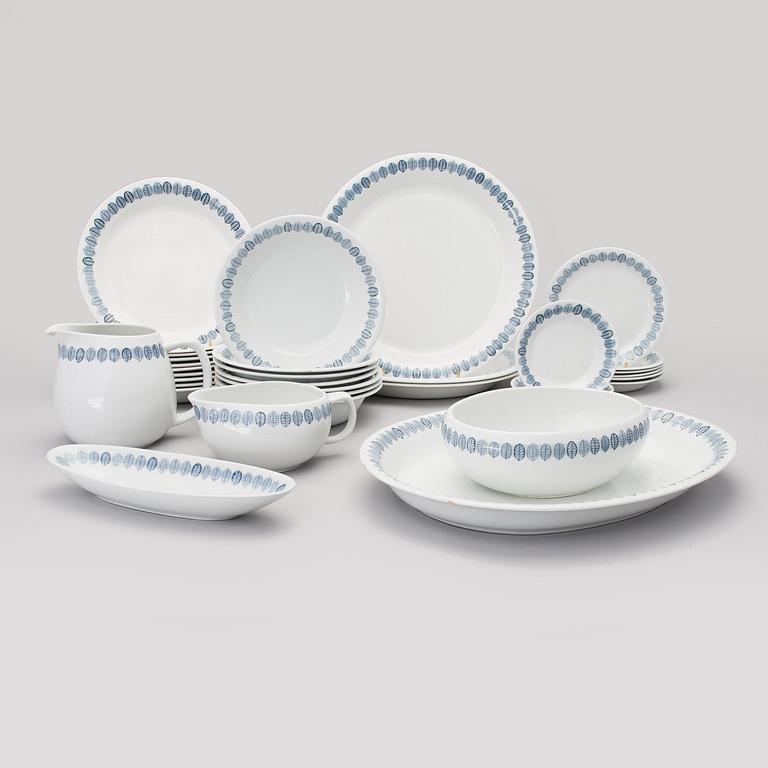 RAIJA UOSIKKINEN, SERVIS, 33 delar, "Linnea", Arabia 1954-64.