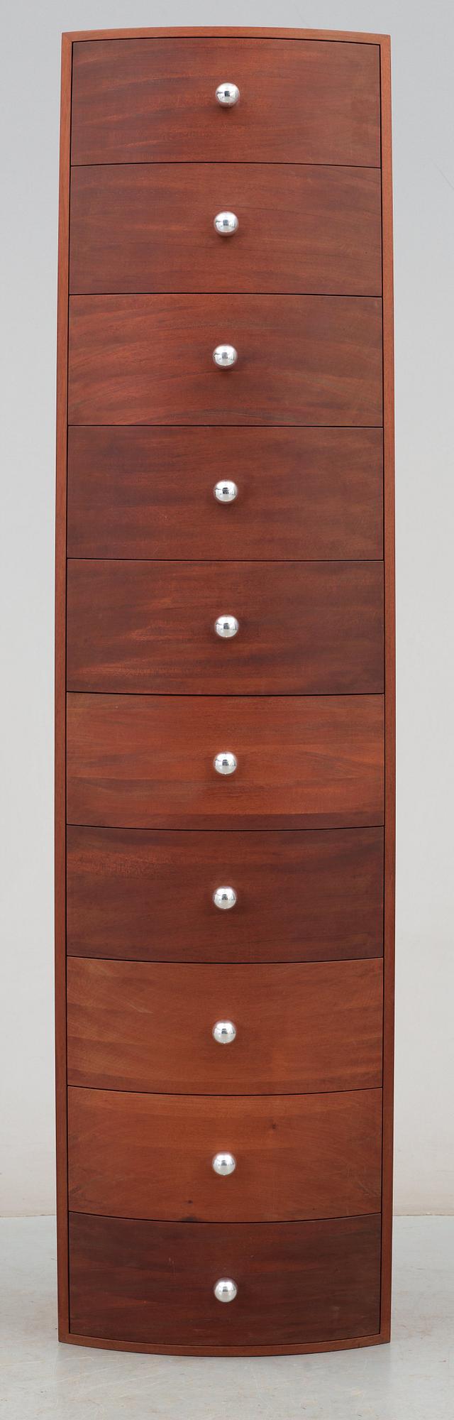 A Jonas Lindvall mahogany bureau, for David Design.
