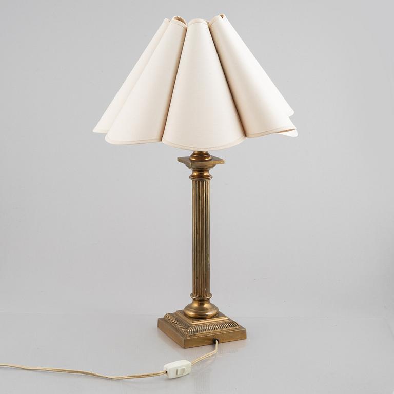 A table lamp, mid 20th century.