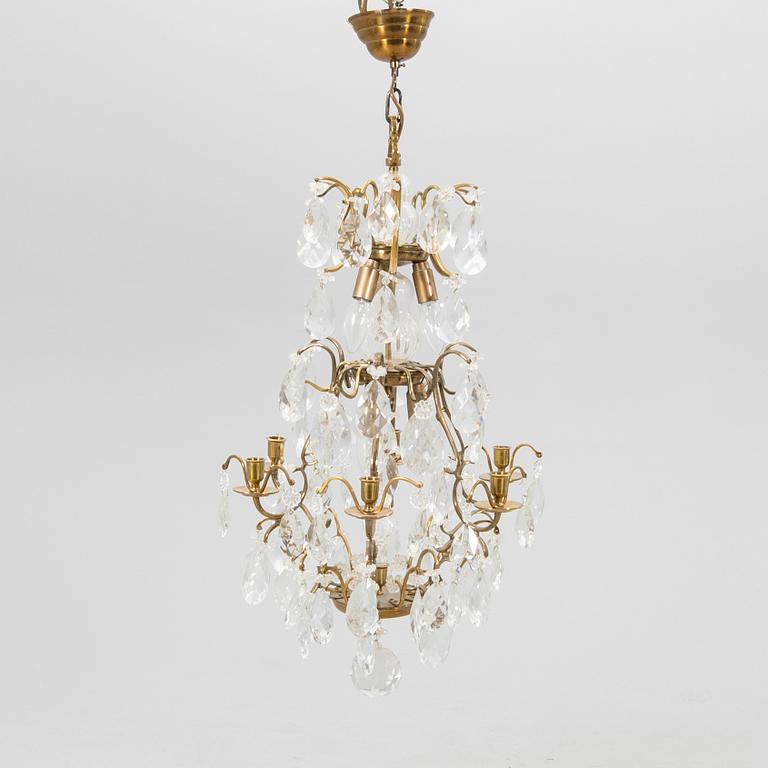 Ljuskrona rokoko-stil 1900-talets första hälft.