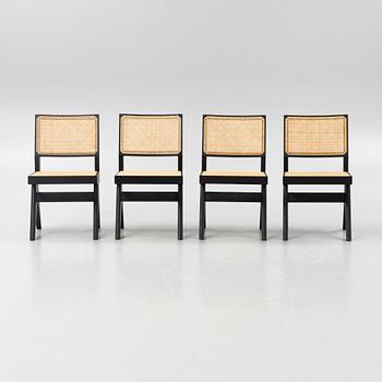 Pierre Jeanneret, stolar, 4 st, "055 Capitol Complex Chair", Cassina.