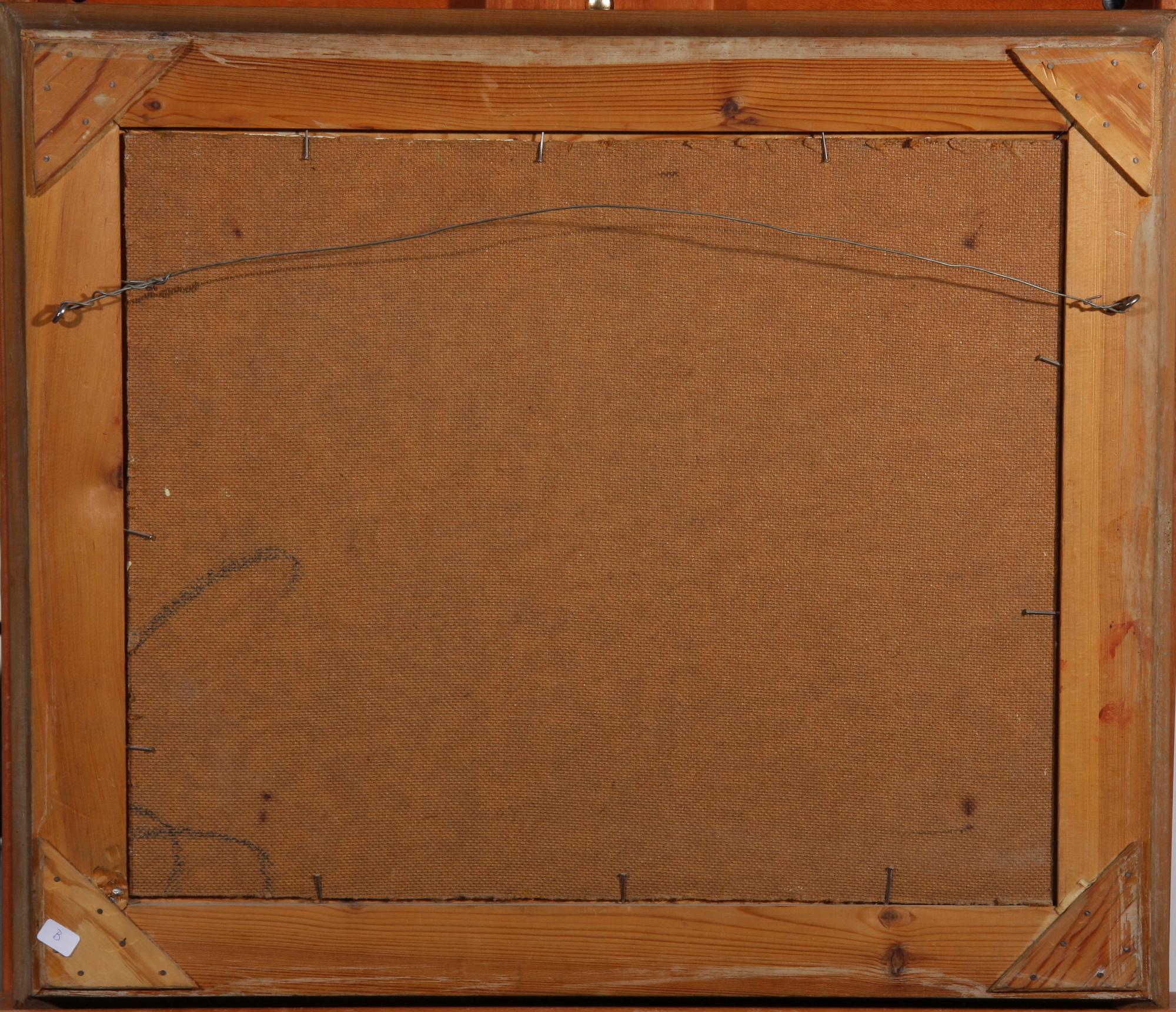 ENGLUND, PELLE. Olja på duk. sign.