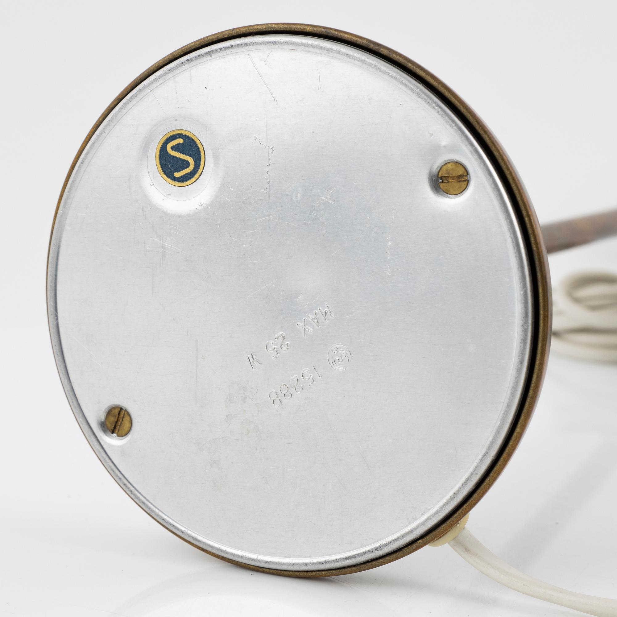 Harald Notini, bordslampor, ett par, modell " 15288", Arvid Böhlmarks Lampfabrik, 1900-talets mitt.