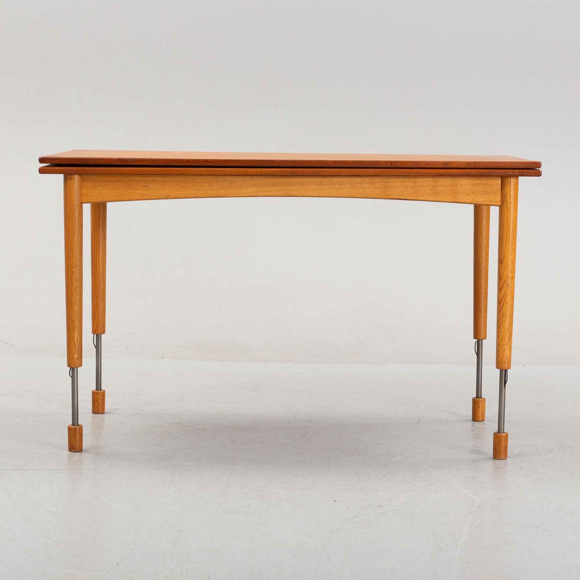 A teak and oak table, Gemla, Diö, 1950's/60's.