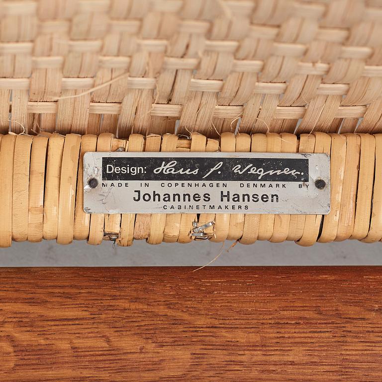 HANS J WEGNER, "Kohornsstolen /Cowhorn chair", JH 505, Johannes Hansen, Danmark 1950-60-tal.