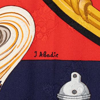 Hermès, scarf, "Plumes et Grelots".