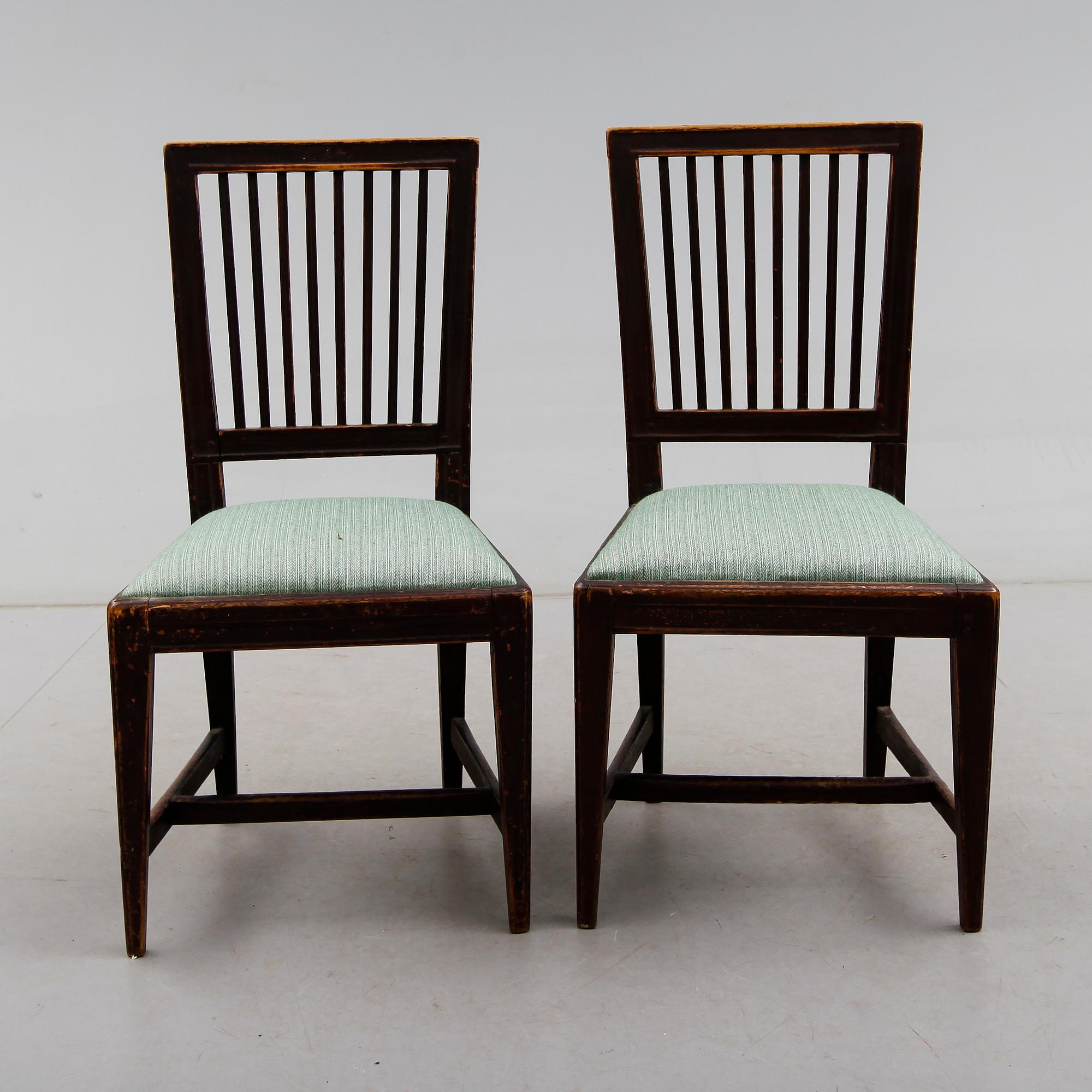 STOLAR, ett par, 1800-talets mitt.