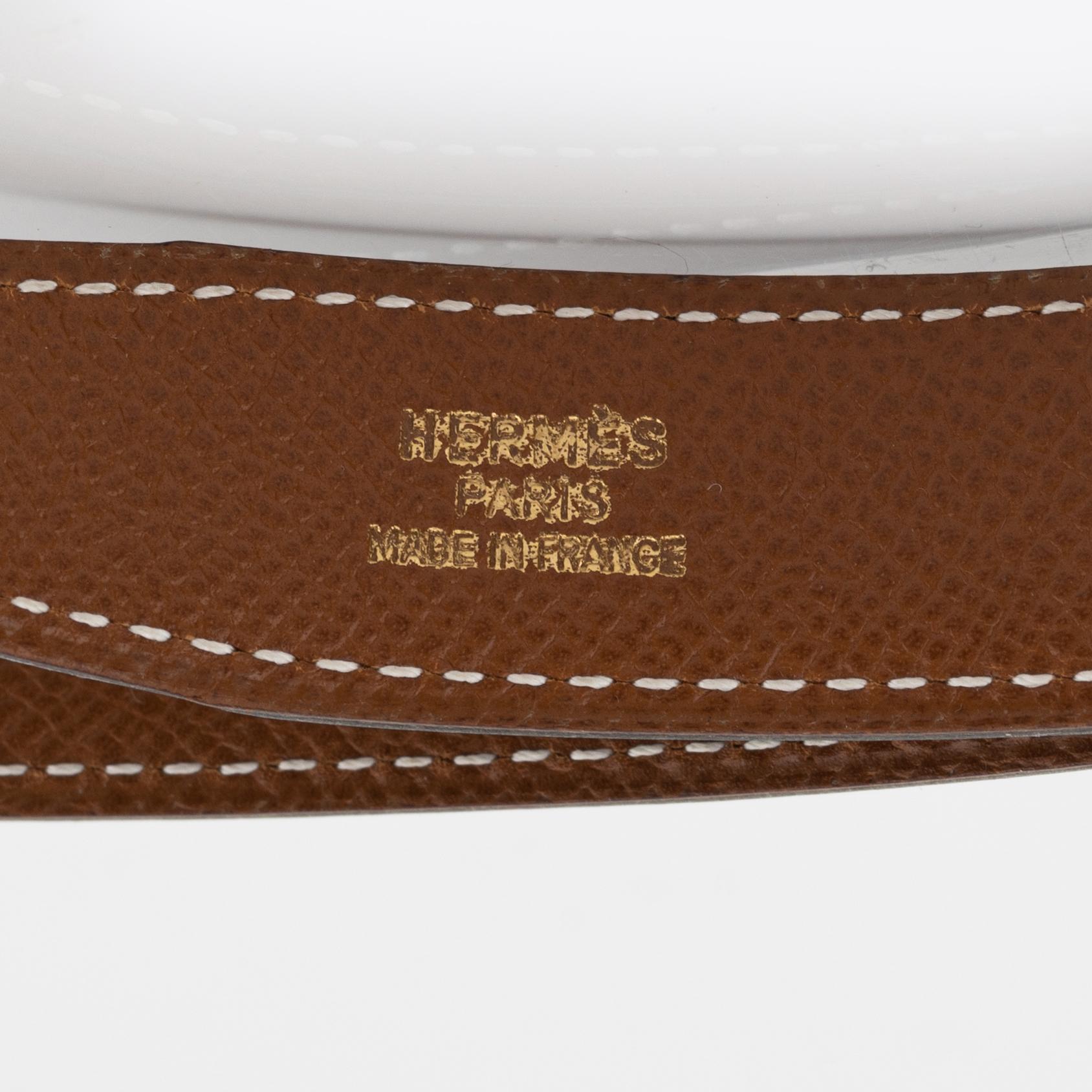 Hermès, skärp, "Constance", storlek 75, 1997.