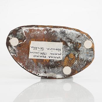 Kaarina Tarkka, a bronze sculpture, signed and dated 1984.