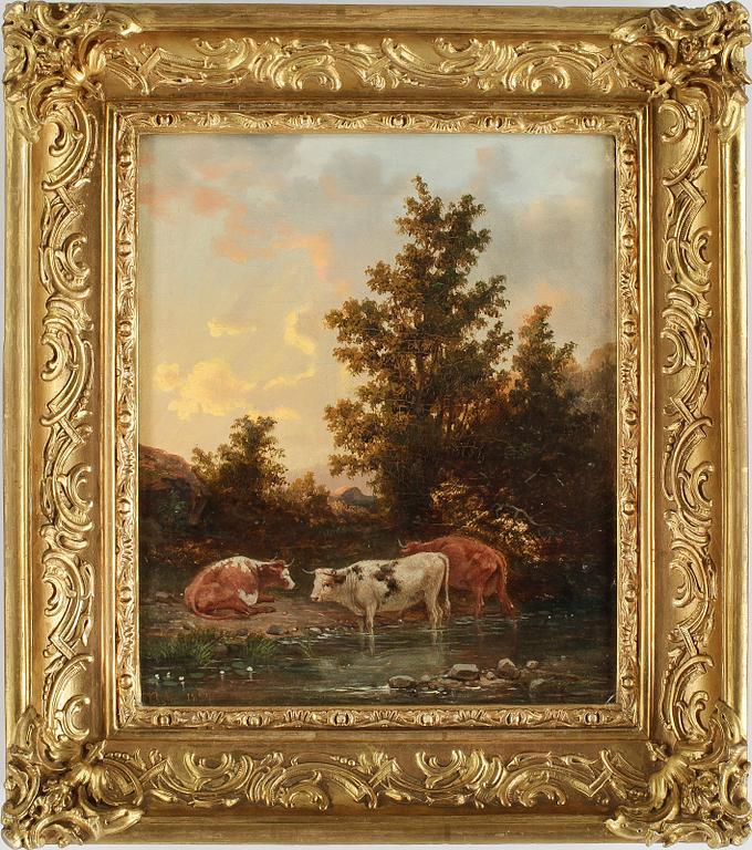 NILS ANDERSSON, olja på duk, monogramsignerad och daterad 1854.