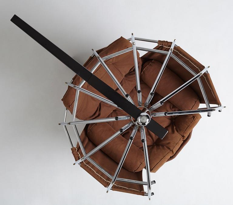 Ib Arberg, a hanging chair, 'Gojan', ABRA Möbler, Sweden 1970s.