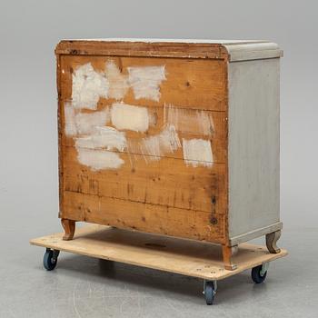 A chest of drawers from the mid 19th century.