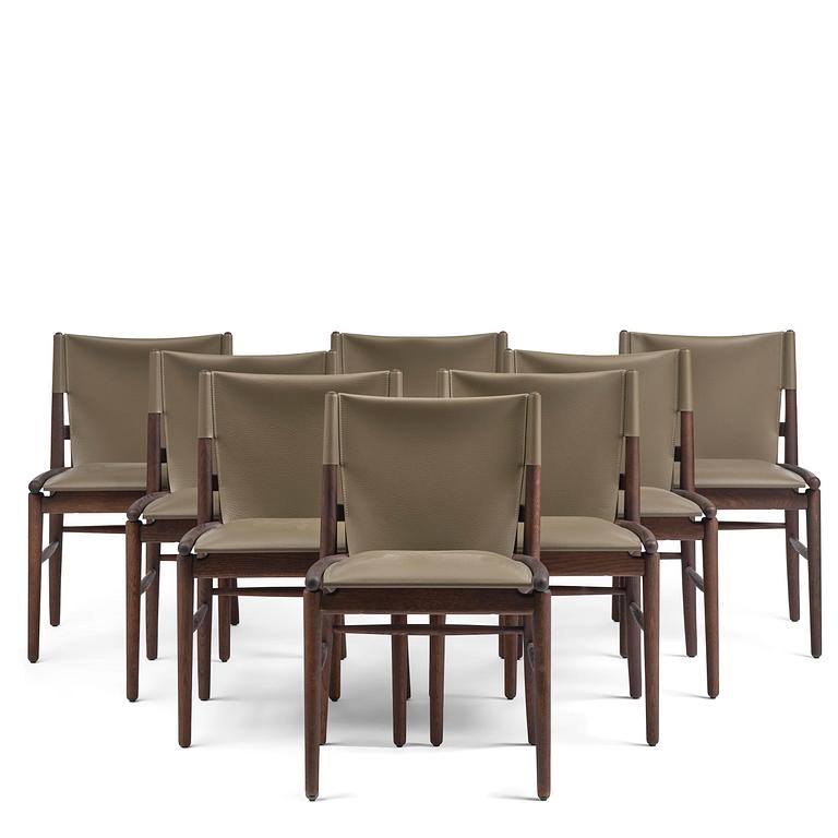 Antonio Citterio, stolar, åtta stycken, "Jens", B&B Italia, Italien, efter 2017.