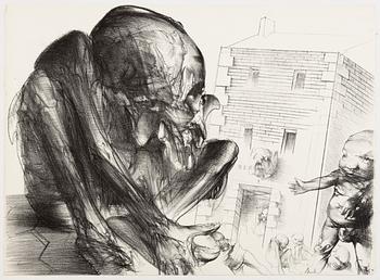 Djuric Miodrag Dado, 12 stycken litografier med mapp. Samtliga signerade och numrerade 9/75.