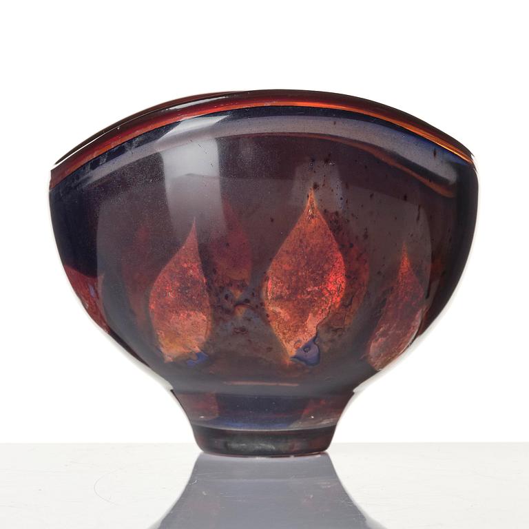 Sven Palmqvist, a ravenna glass bowl, Orrefors 1951, no 141.