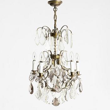 Chandelier, Rococo style, 20th century.