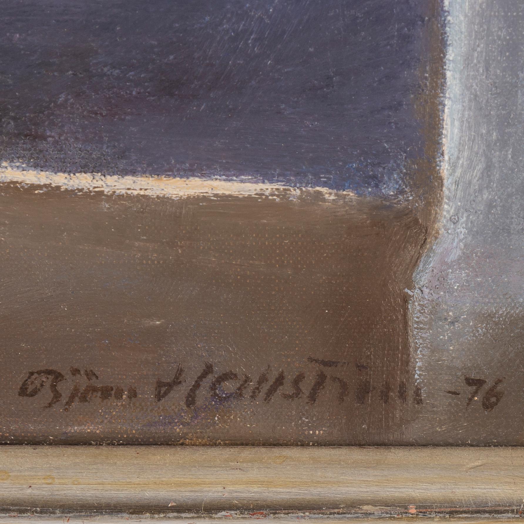 BJÖRN HALLSTRÖM, oil on canvas, signed and dated -76.