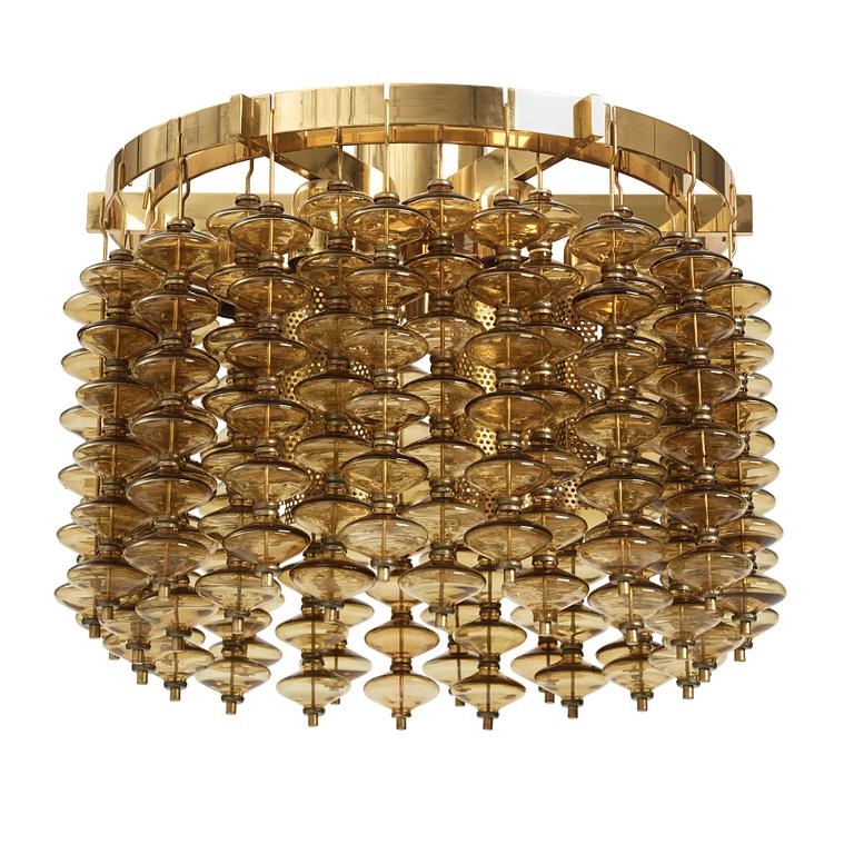 Hans-Agne Jakobsson, an "Estrella" ceiling lamp model "T580", Hans-Agne Jakobsson AB, Markaryd 1960s-70s.