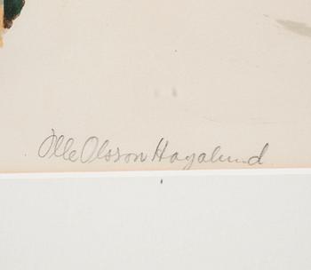 OLLE OLSSON-HAGALUND, litograph in colours, signed and numbered 155/360.