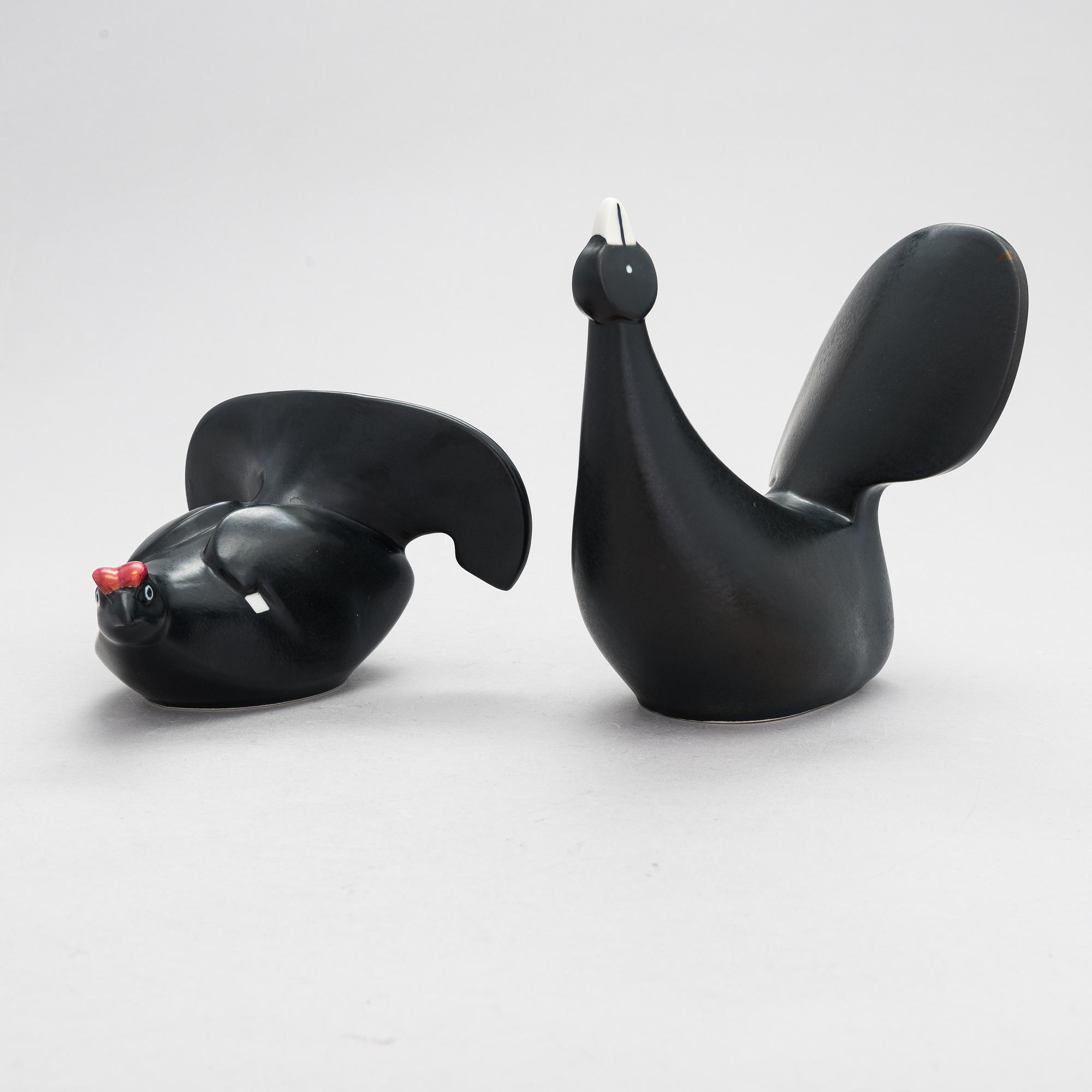 Lillemor Mannerheim, figuriineja, 2 kpl, posliinia, Arabia.