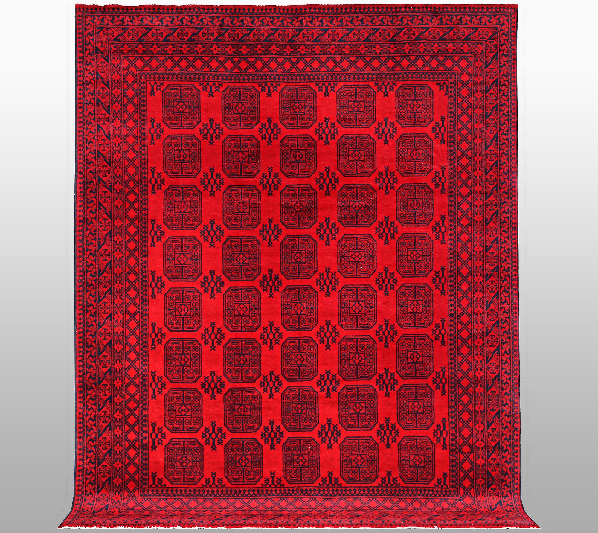 Matta, Afghan, ca 346 x 255 cm.