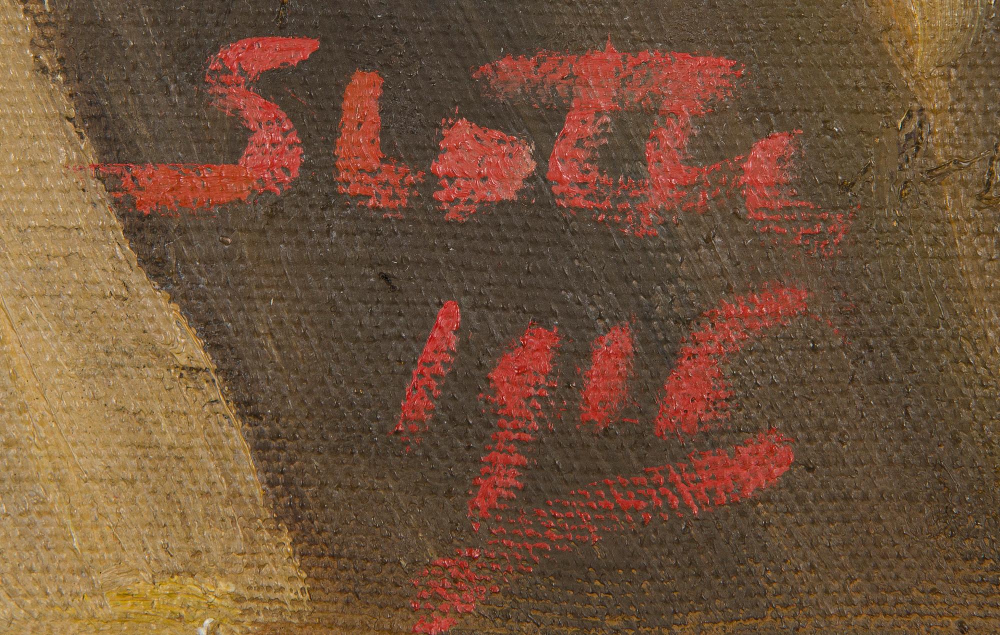 Arvid Slotte, Miesmuotokuva.