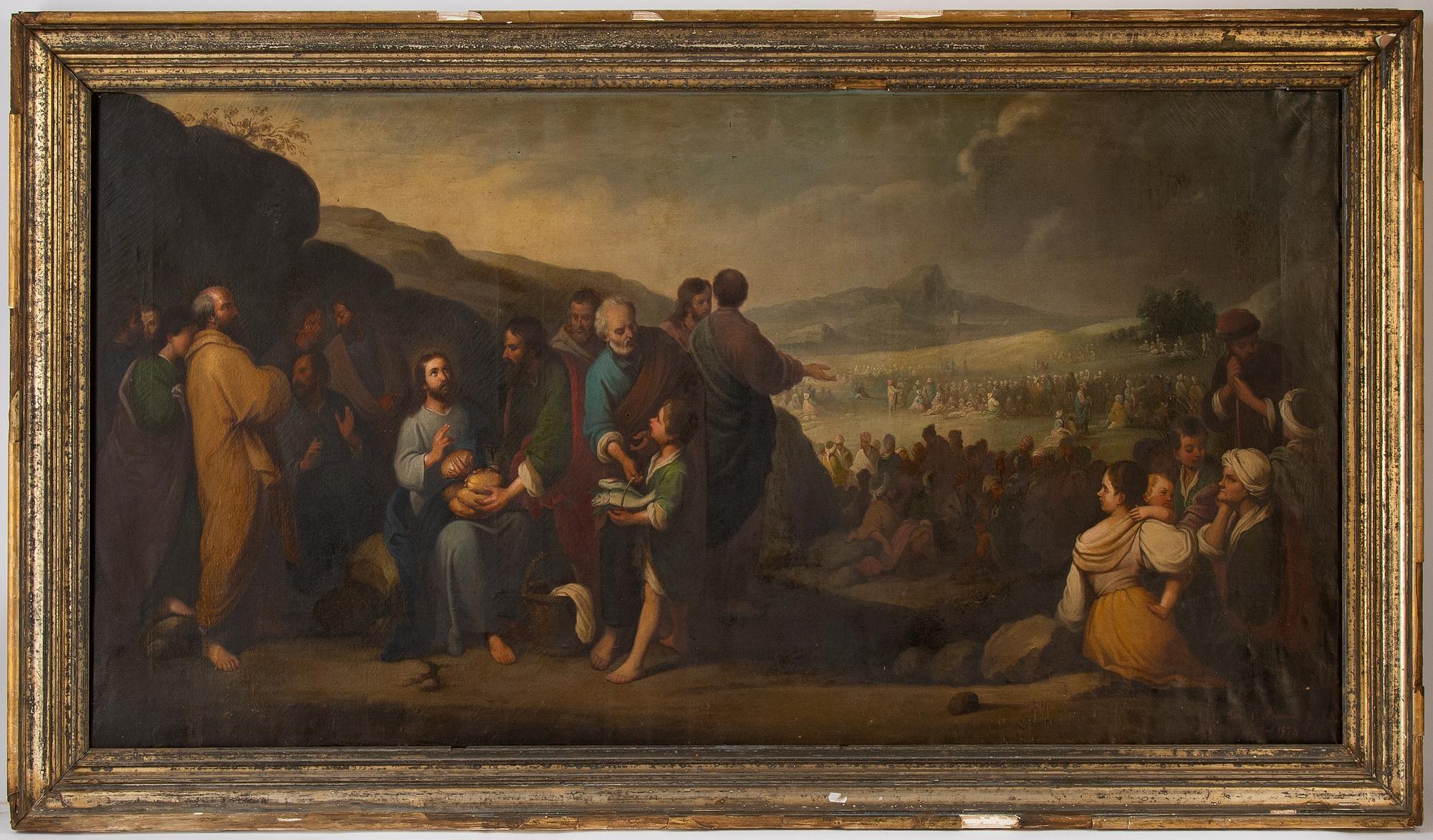 Juan Cabral Bejarano, attributed to, oil on canvas, signed and dated 1873.